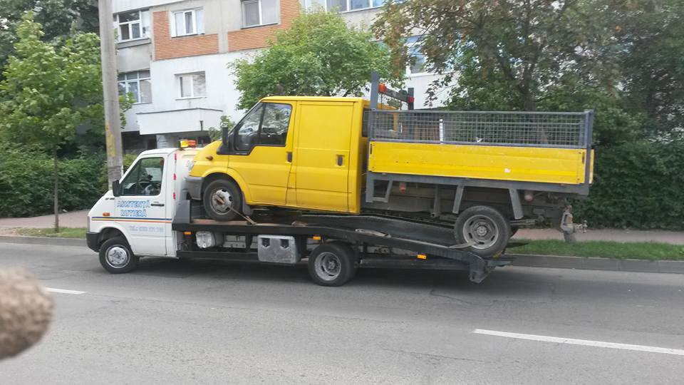 Intervenție tractare auto pe drum național — echipa RIA Auto Trans