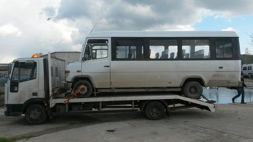 Intervenție rapidă tractări auto iarna pe gheață Iași